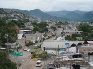 Escuela en el barrio marginal de Tlapa