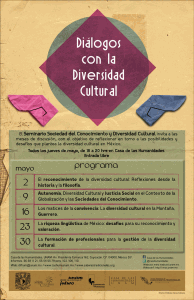 Diálogos con la Diversidad Cultural Mayo 2013